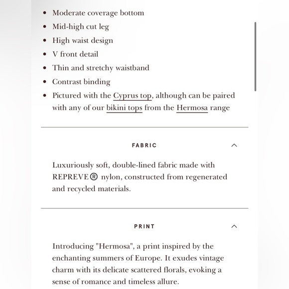 Bydee Brand Bikini Bottom Moderate Coverage Sz Small Perfect Condition - Picture 6 of 12